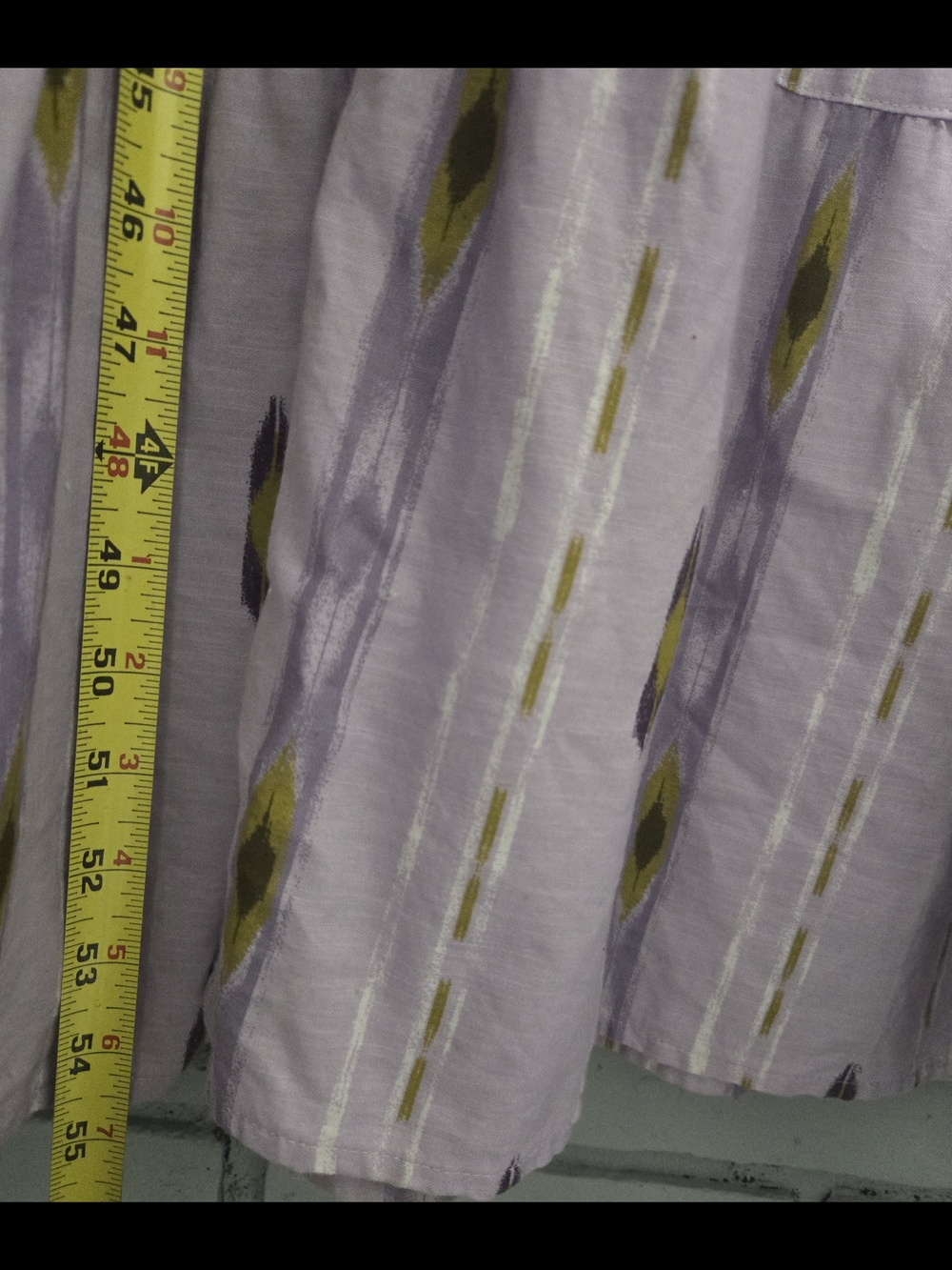 Sonoma Lilac Maxi Dress with Ikat Stripe Accents - Picture 5 of 6